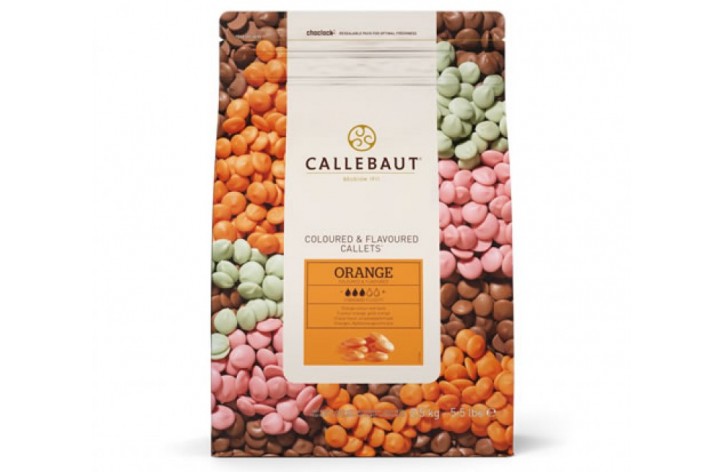 Barry Callebaut Orange Chocolate Callets 2.5kg - CURRENTLY OUT OF STOCK